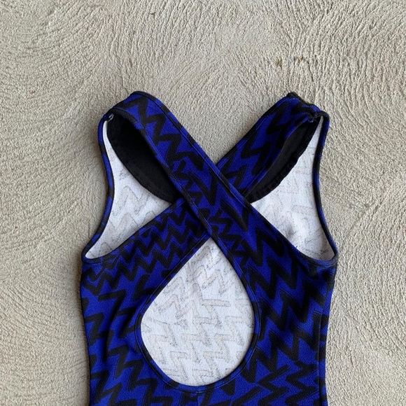 M Boutique - Blue and Black Dress - Size Small - Picture 2 of 6